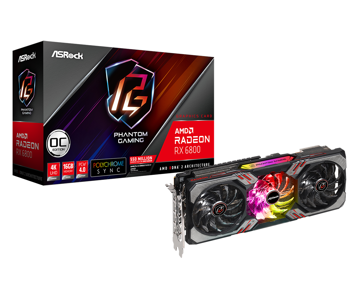 Radeon RX 6800 Phantom Gaming D 16G OC(L1)