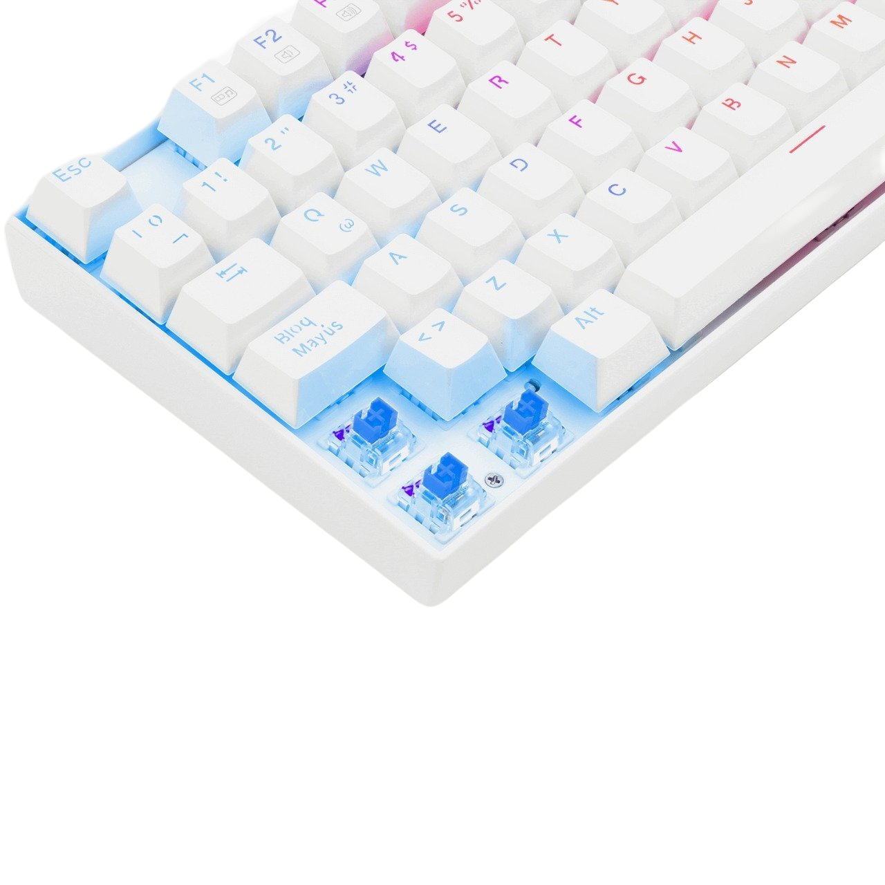 TECLADO MECÁNICO REDRAGON KUMARA WHITE K552W-RGB 4