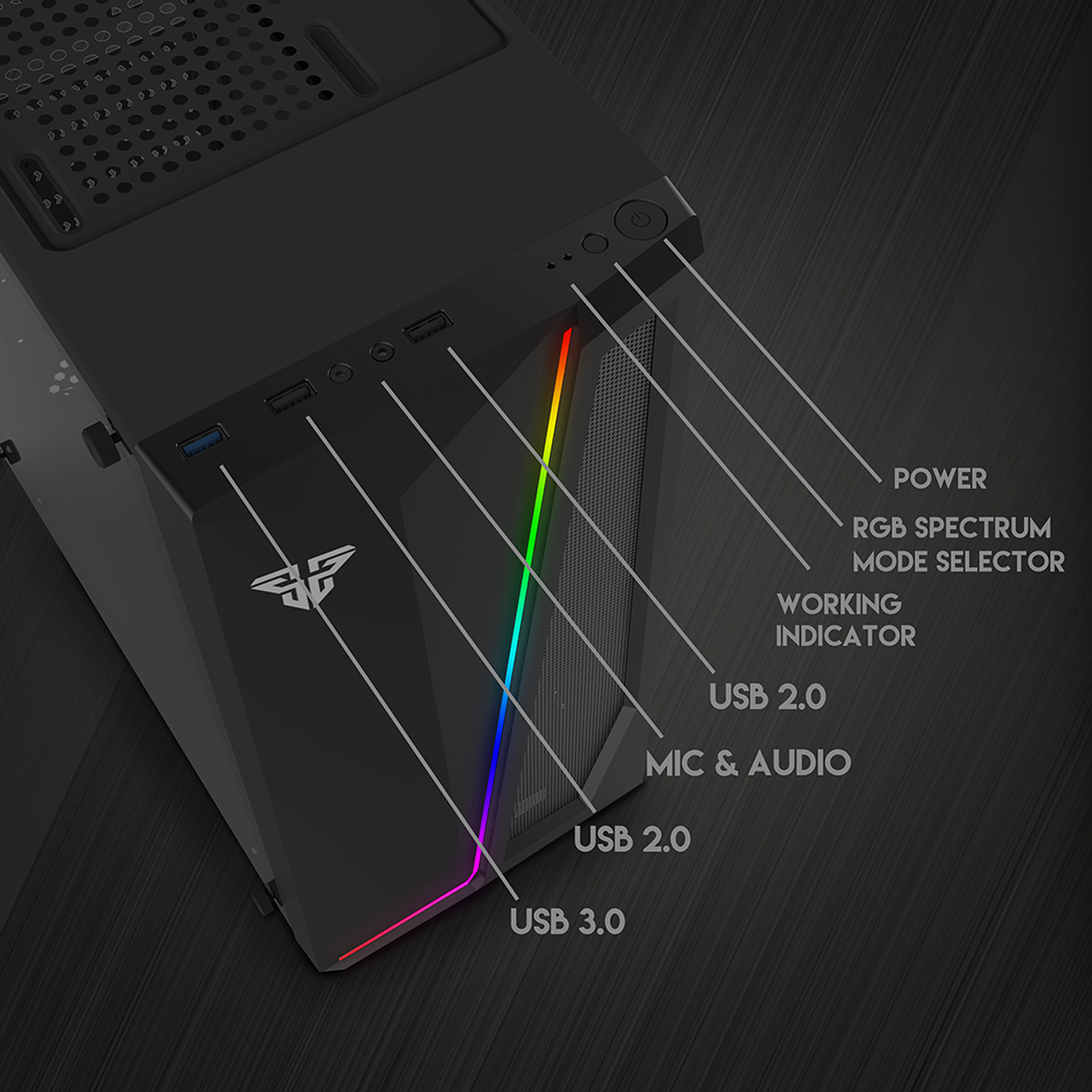 FANTECH CG71 PULSE RGB BLACK 5