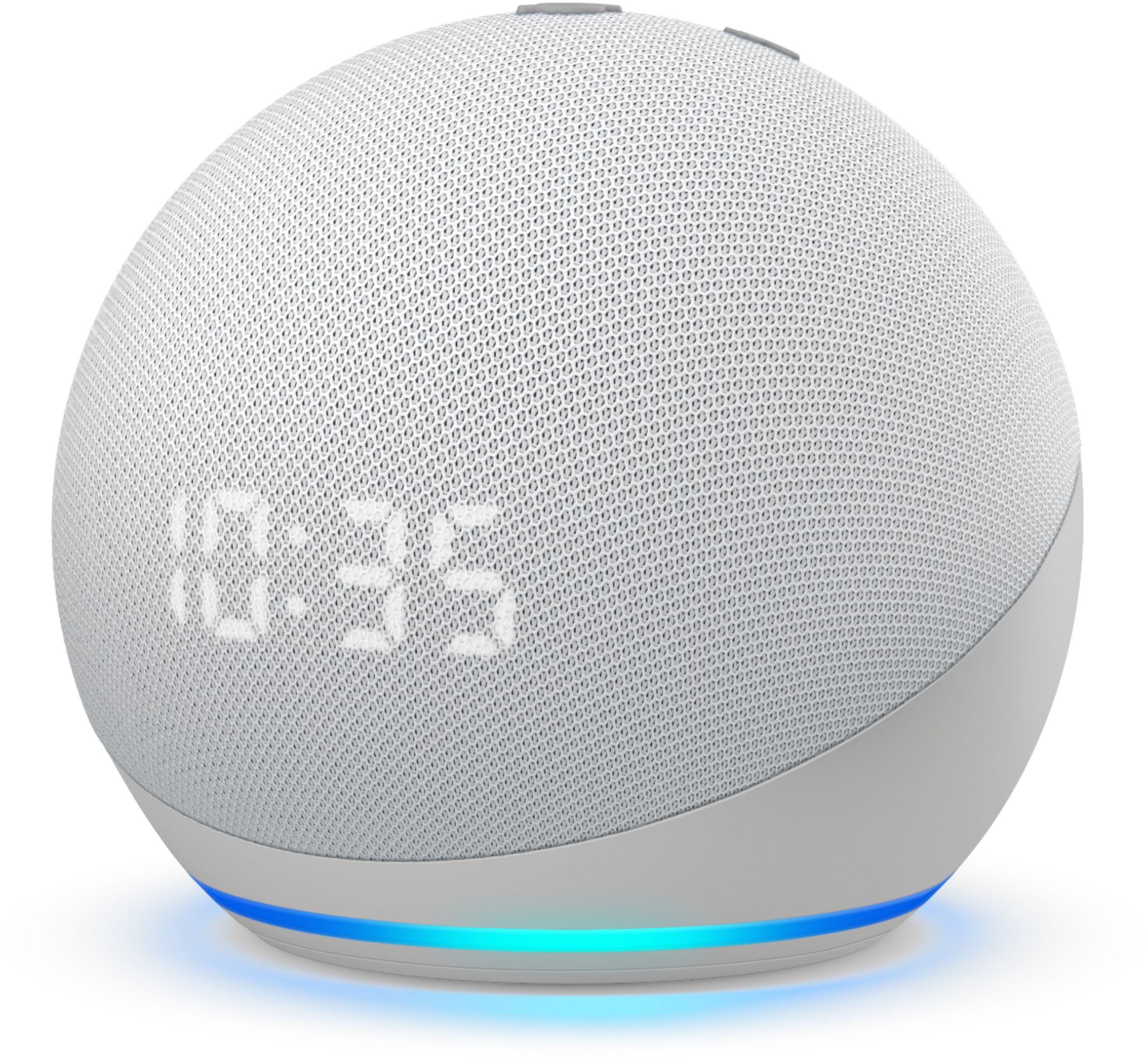 AMAZON ECHO DOT 4 CON RELOJ ALEXA GLACIER WHITE 4