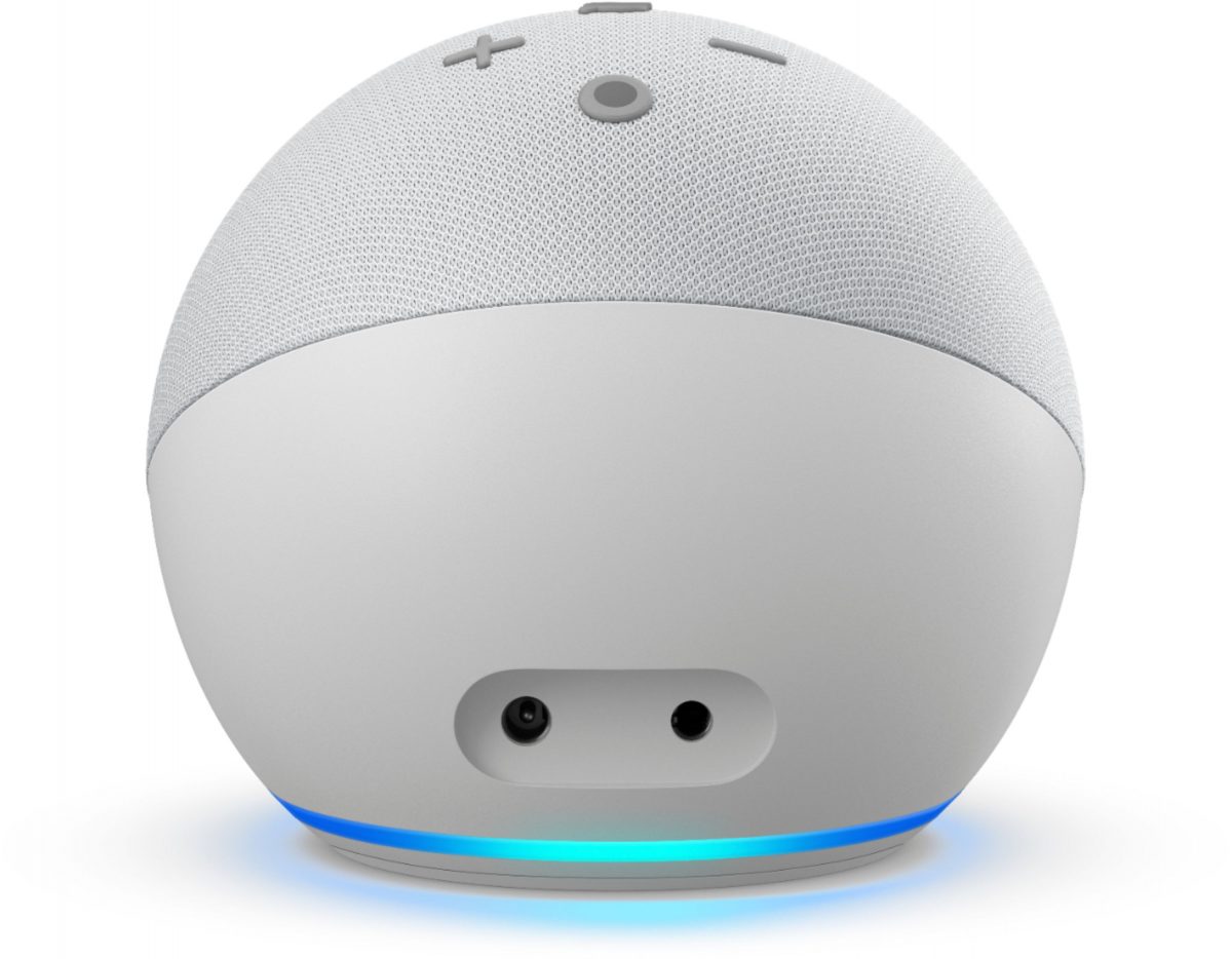 AMAZON ECHO DOT 4 CON RELOJ ALEXA GLACIER WHITE 6