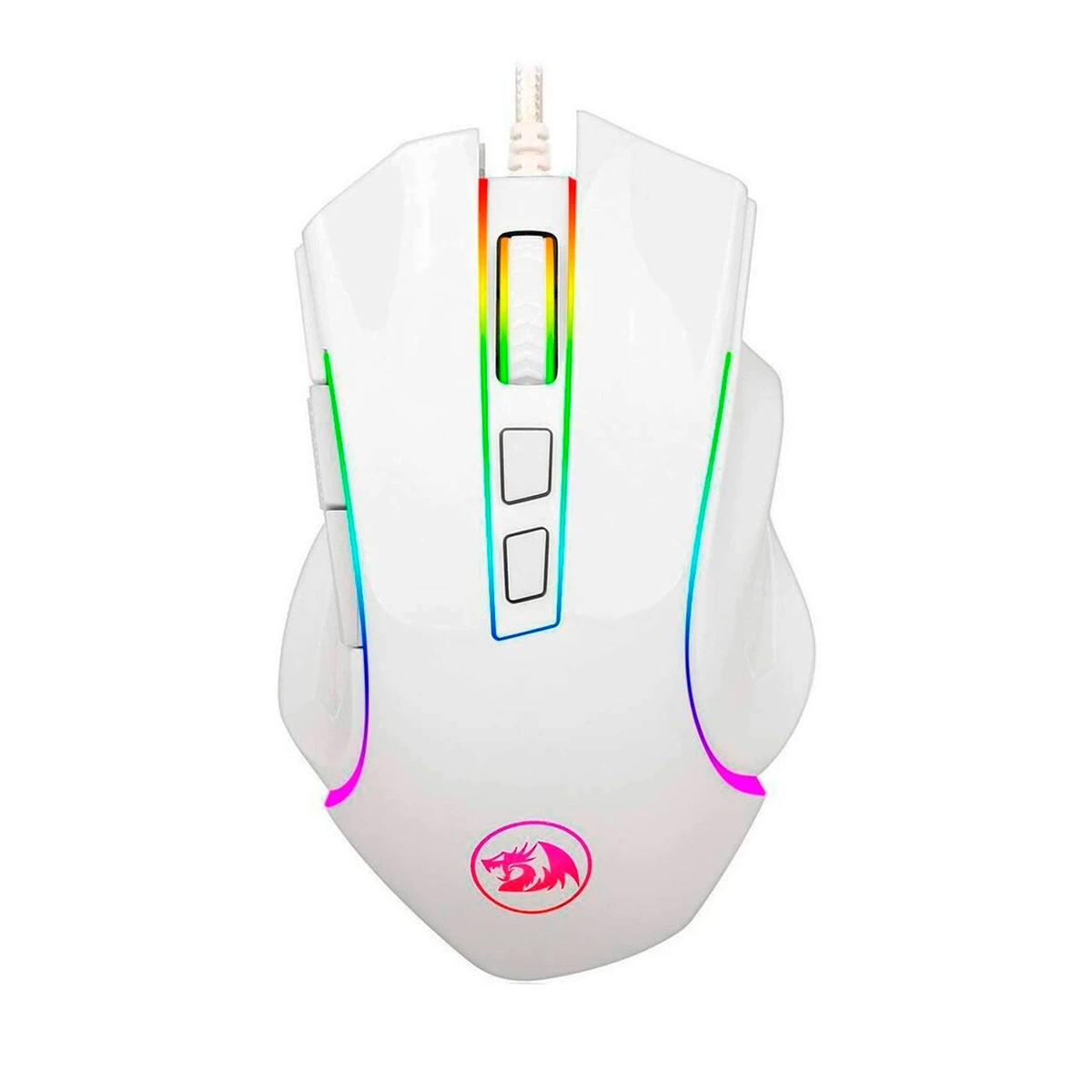 MOUSE GAMER RGB GRIFFIN M607 WHITE 1