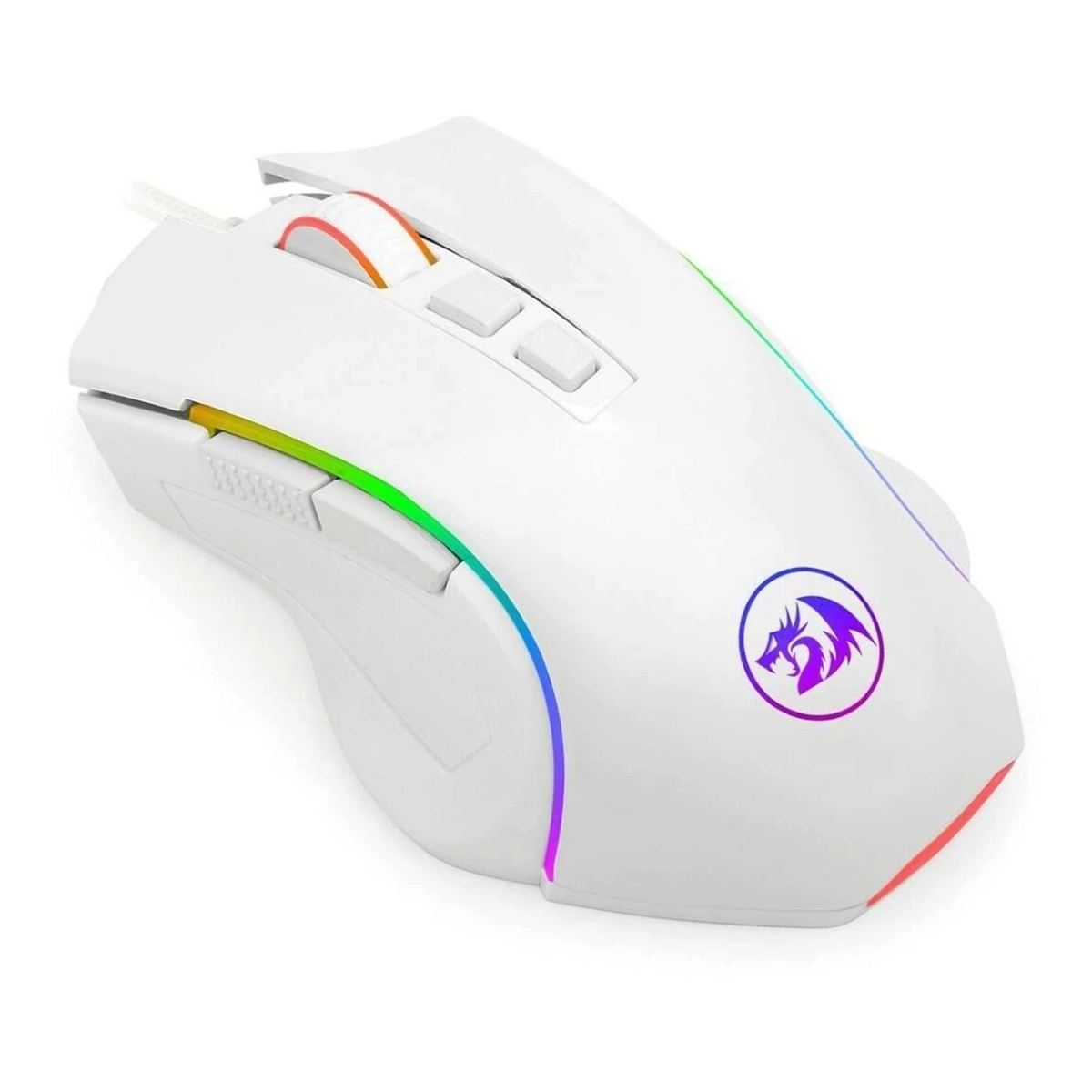 MOUSE GAMER RGB GRIFFIN M607 WHITE 3