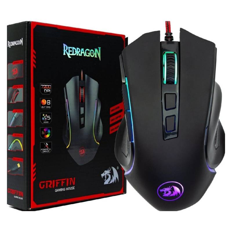 Mouse Gamer Rgb Griffin M607