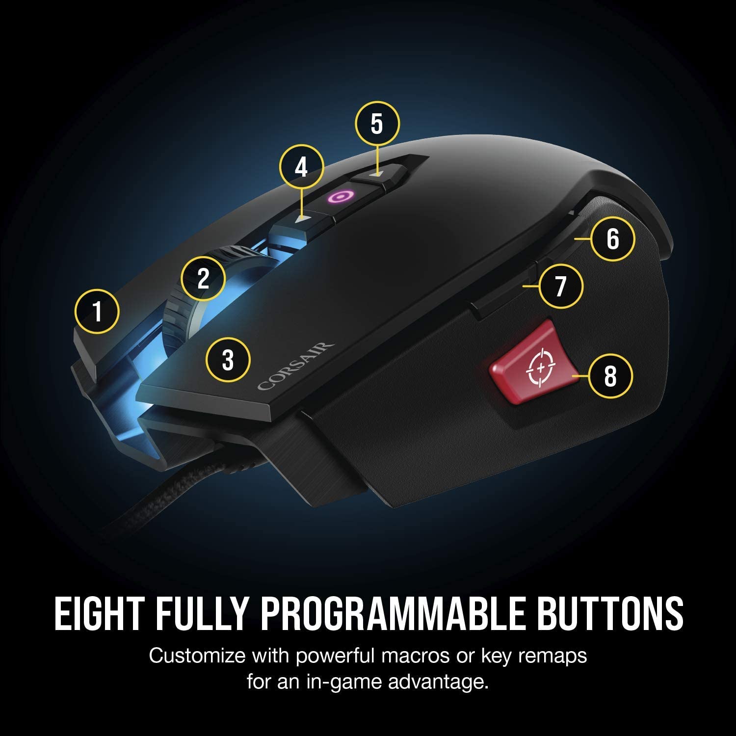 Mouse CORSAIR M65 PRO RGB 3
