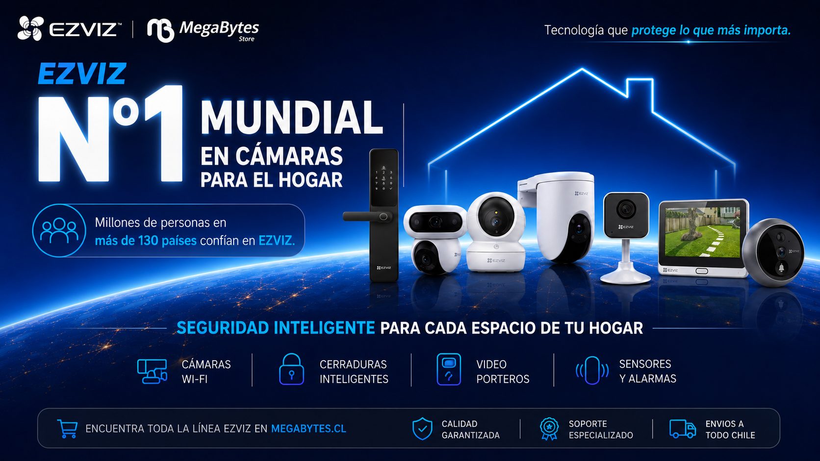 EZVIZ, N.º1 mundial en cámaras para el hogar — MegaBytes Store